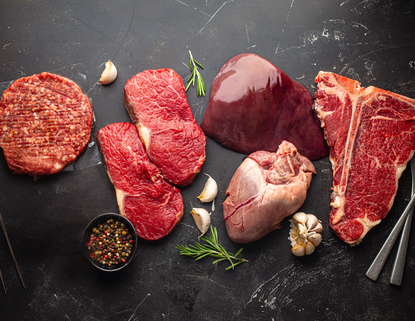 Variety of Beef Cuts 