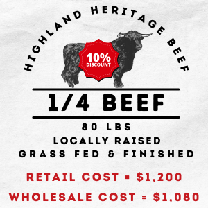 1/4 Beef Share - DEPOSIT