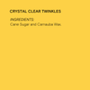 Supernatural Dye-Free Twinkles Sanding Sugar: Crystal Clear