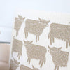 Swedish Dishcloth - Highland Cow - Sand