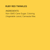 Supernatural Dye-Free Twinkles Sanding Sugar: Ruby Red