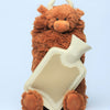 Highland Cow Hot Water Bottle - Brown