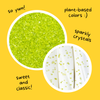 Supernatural Dye-Free Twinkles Sanding Sugar: Green
