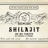 Pure Shilajit Tablets 60ct. - 60 doses