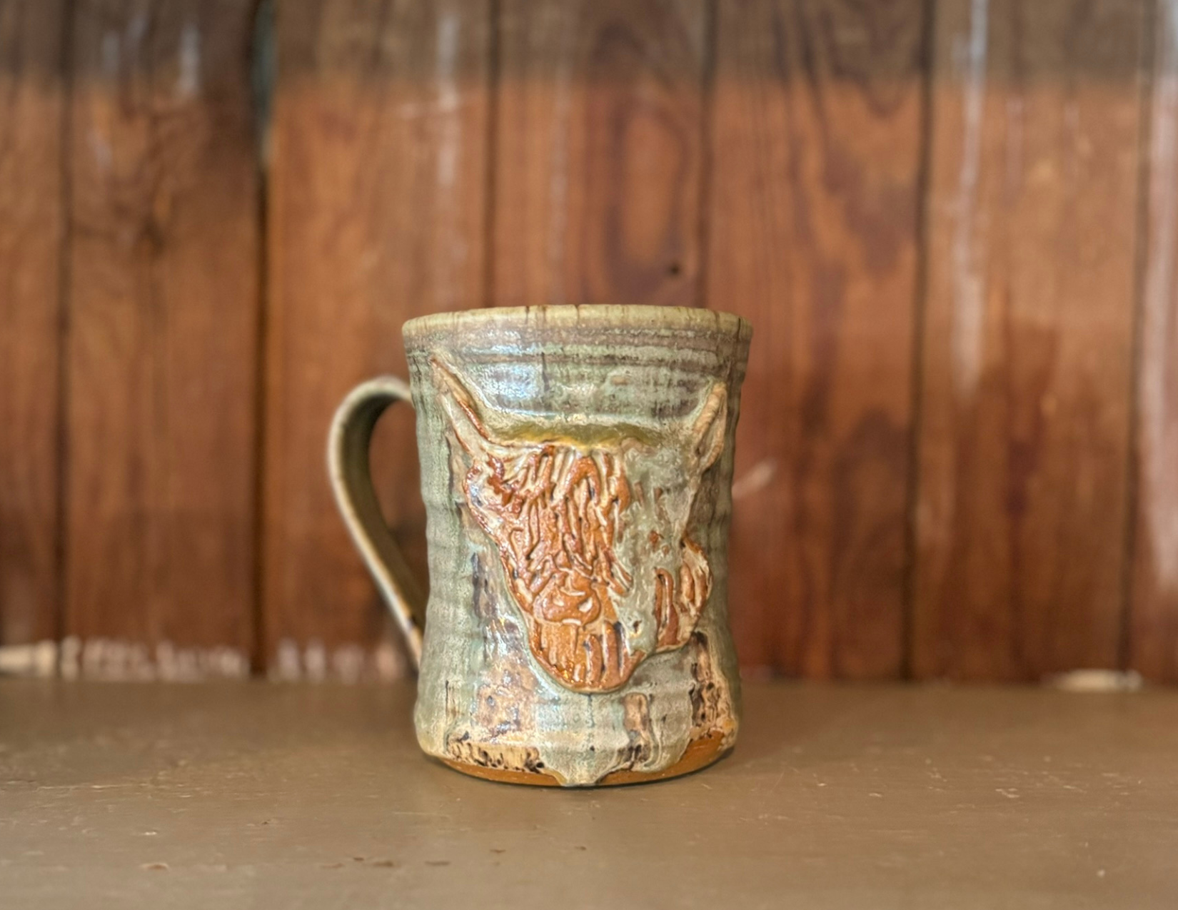 Handmade Ceramic Scottish Highland Mugs
