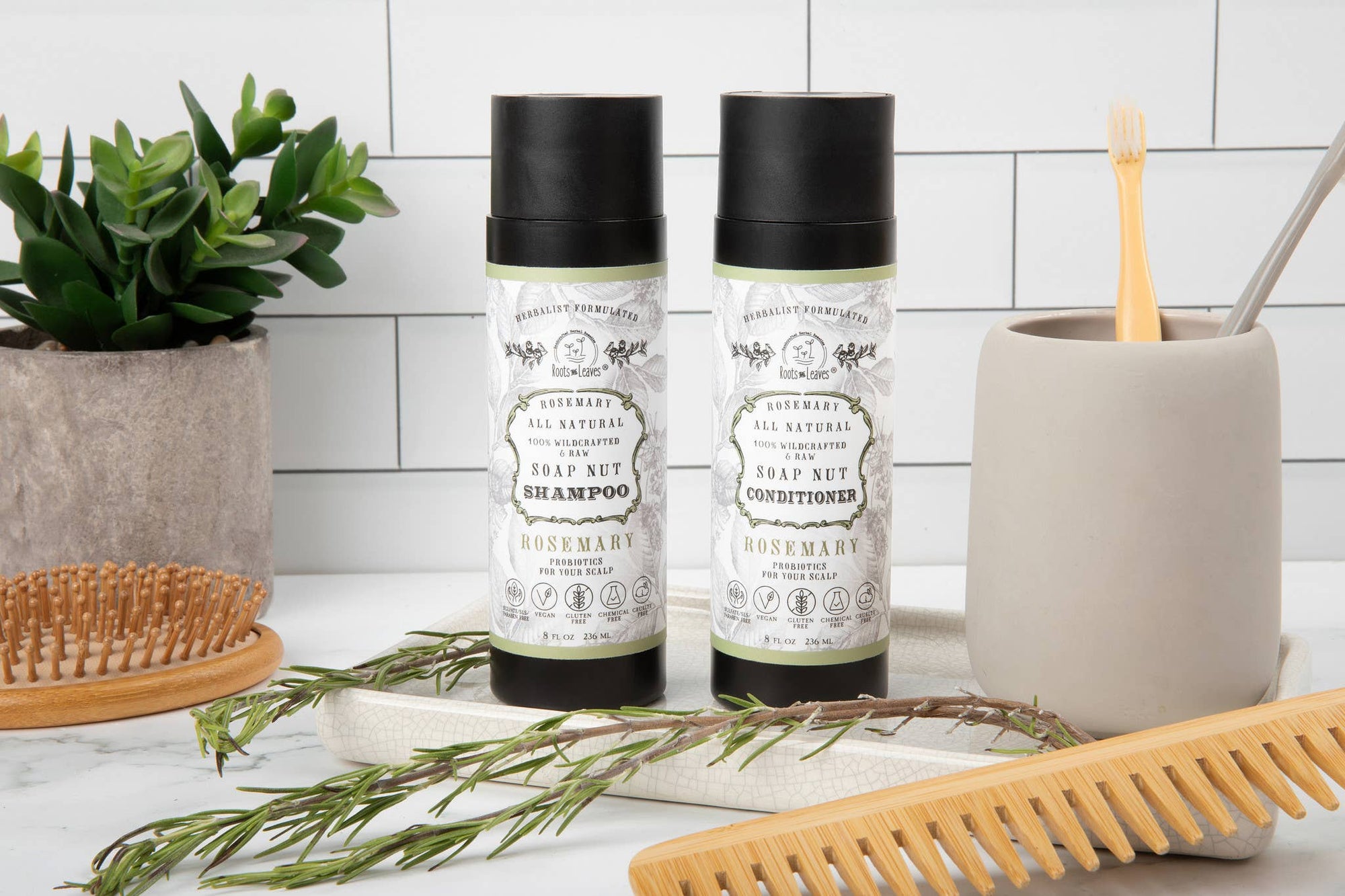 All Natural Shampoo and Conditioner Set