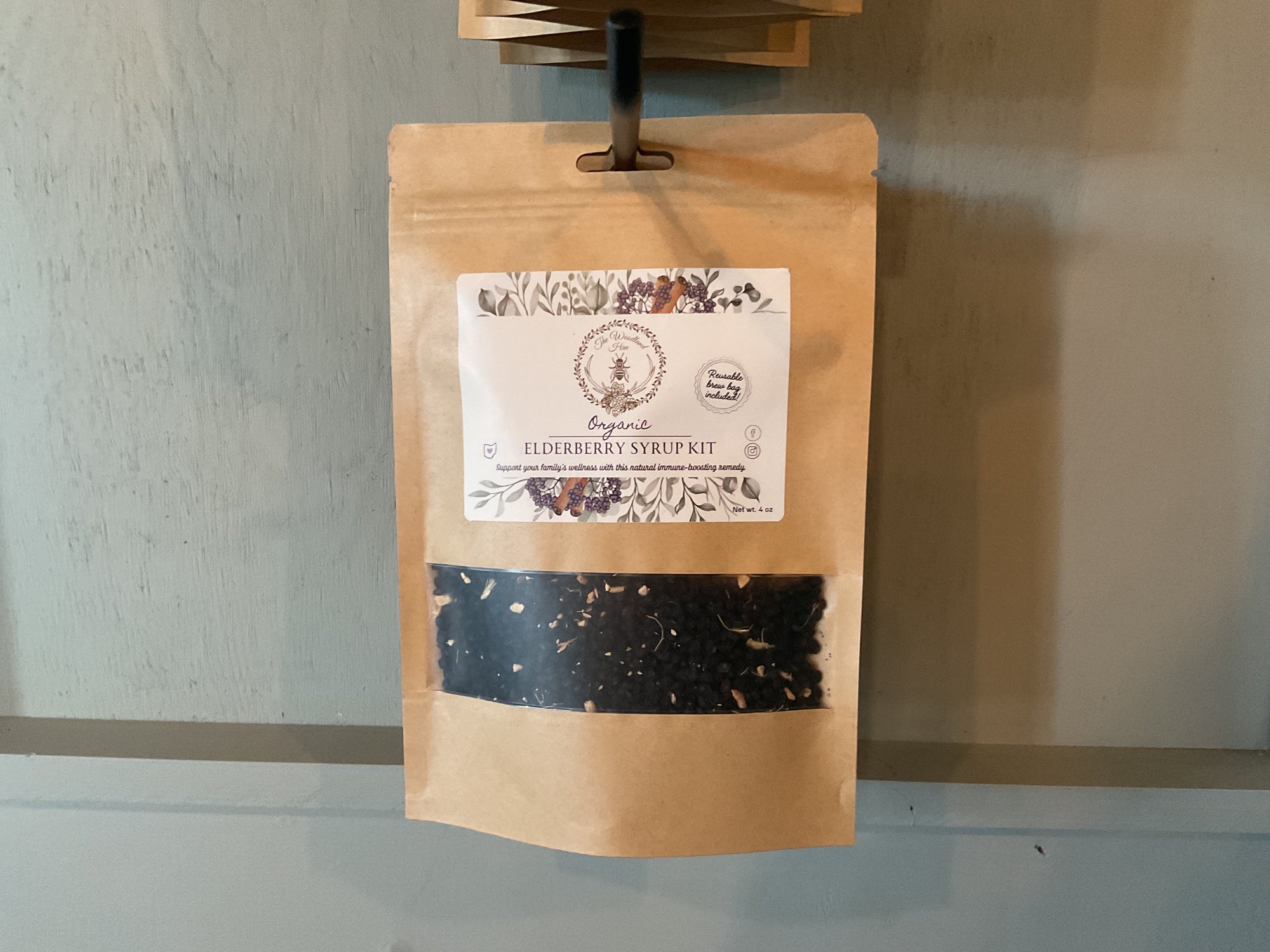 Woodland Hive Organic Elderberry Syrup Kit