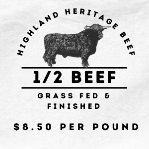 1/2 Beef Share - Deposit