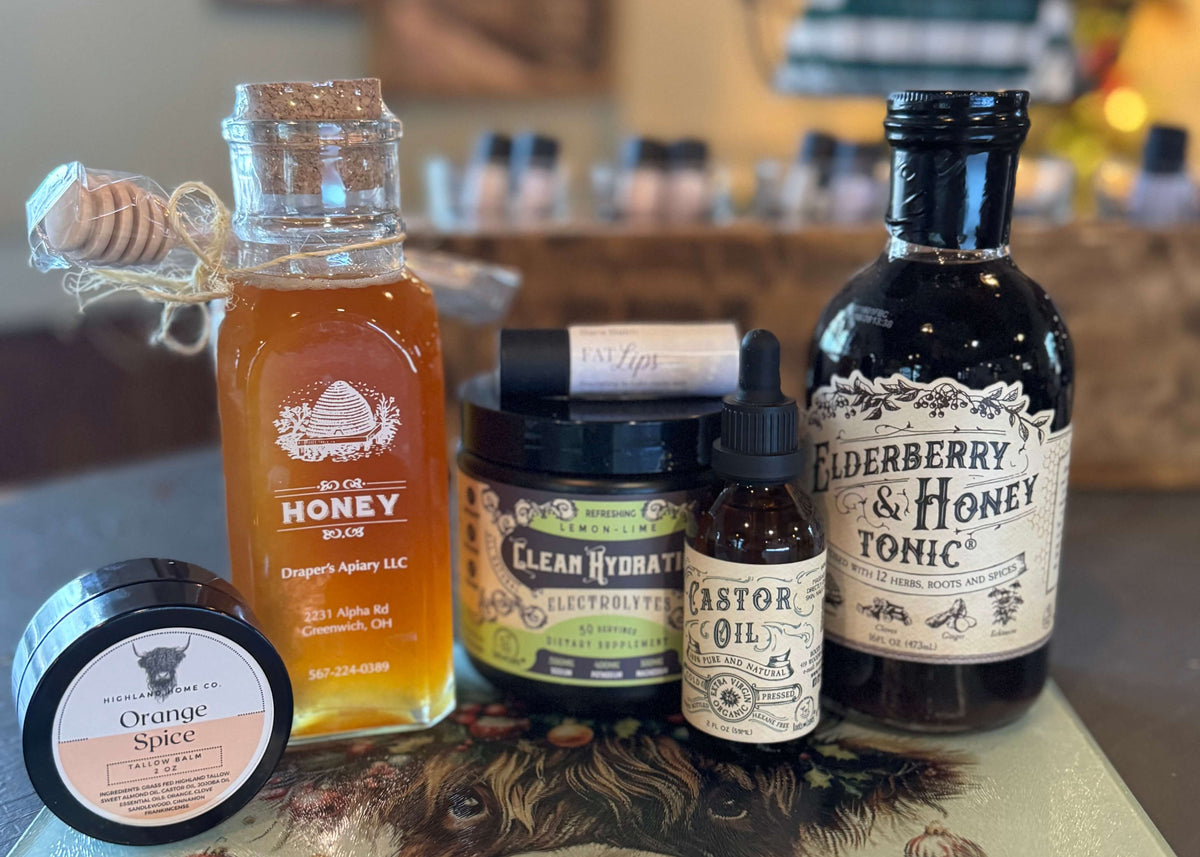 local honey and other farm store products