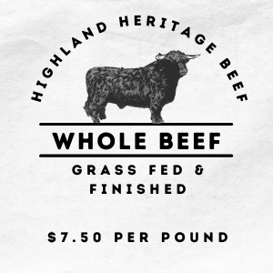 Whole Beef Share - Deposit
