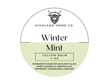 Load image into Gallery viewer, SYC Whipped Tallow Balm - Winter Mint

