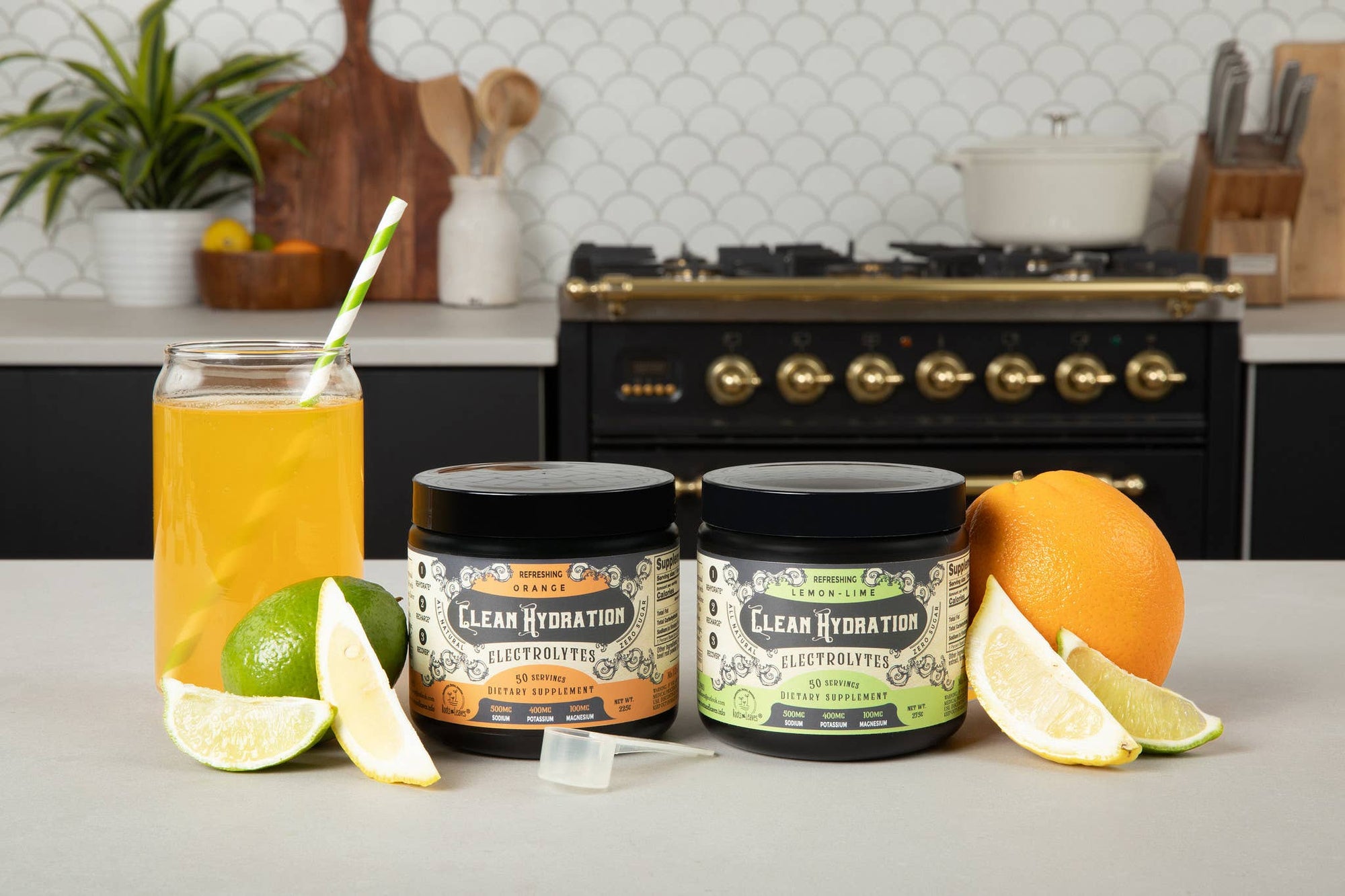 Roots & Leaves Clean Hydration Electrolytes - Lemon Lime