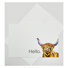 Note Card Set w/ Highland Cow Artwork