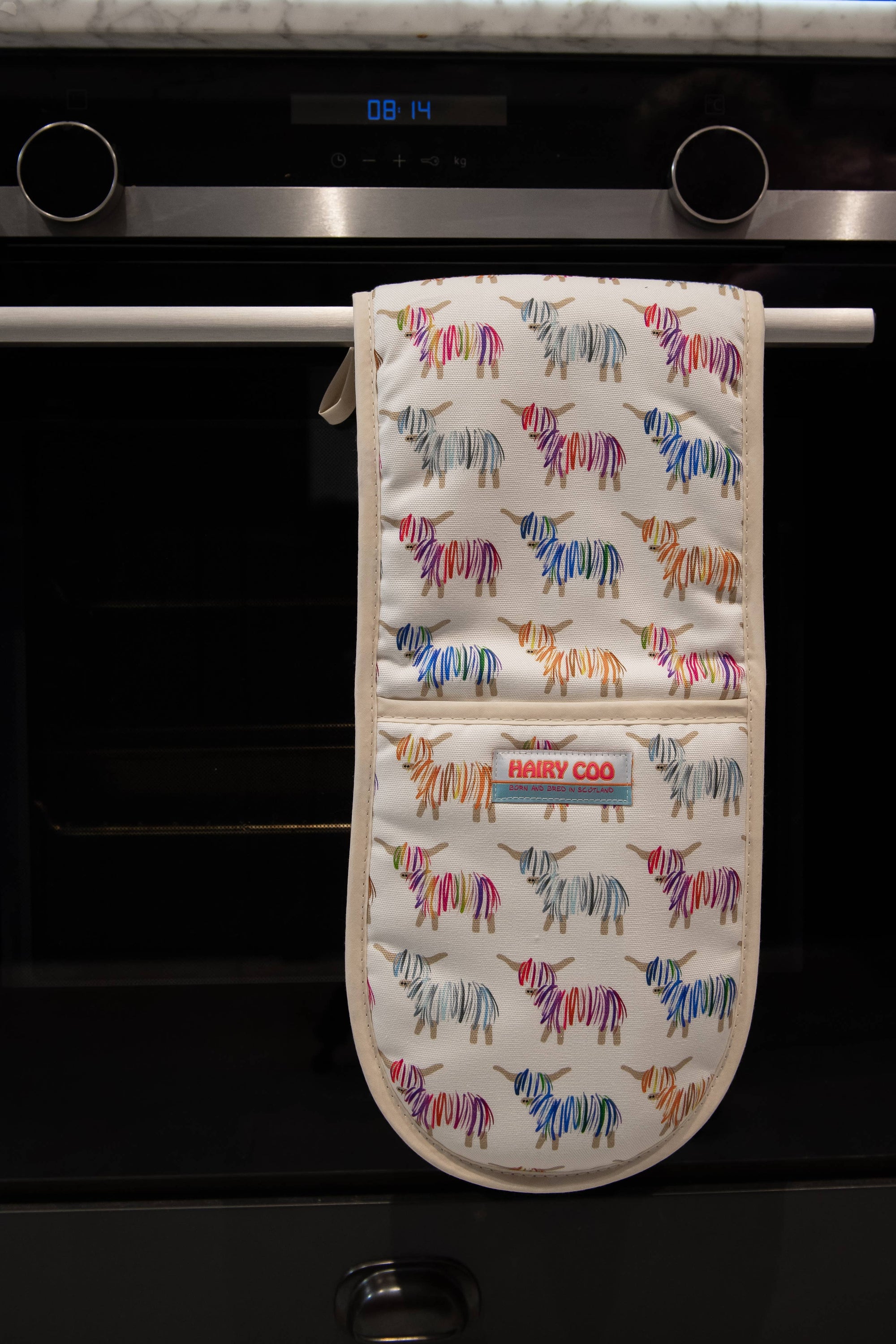 Highland Cow Oven Gloves - Born and Bred in Scotland