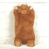 Highland Cow Hot Water Bottle - Brown