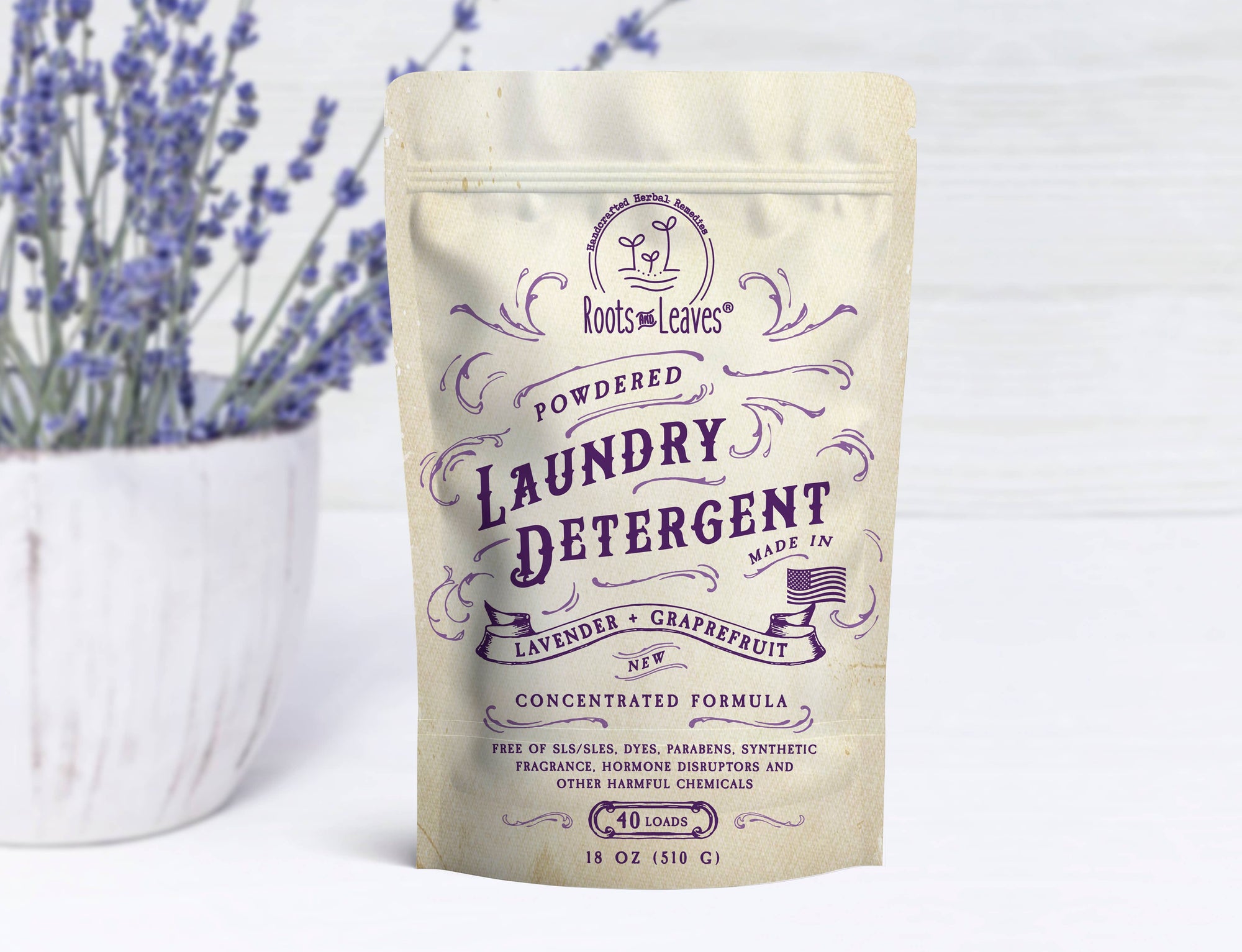 Roots & Leaves Powdered Laundry Detergent