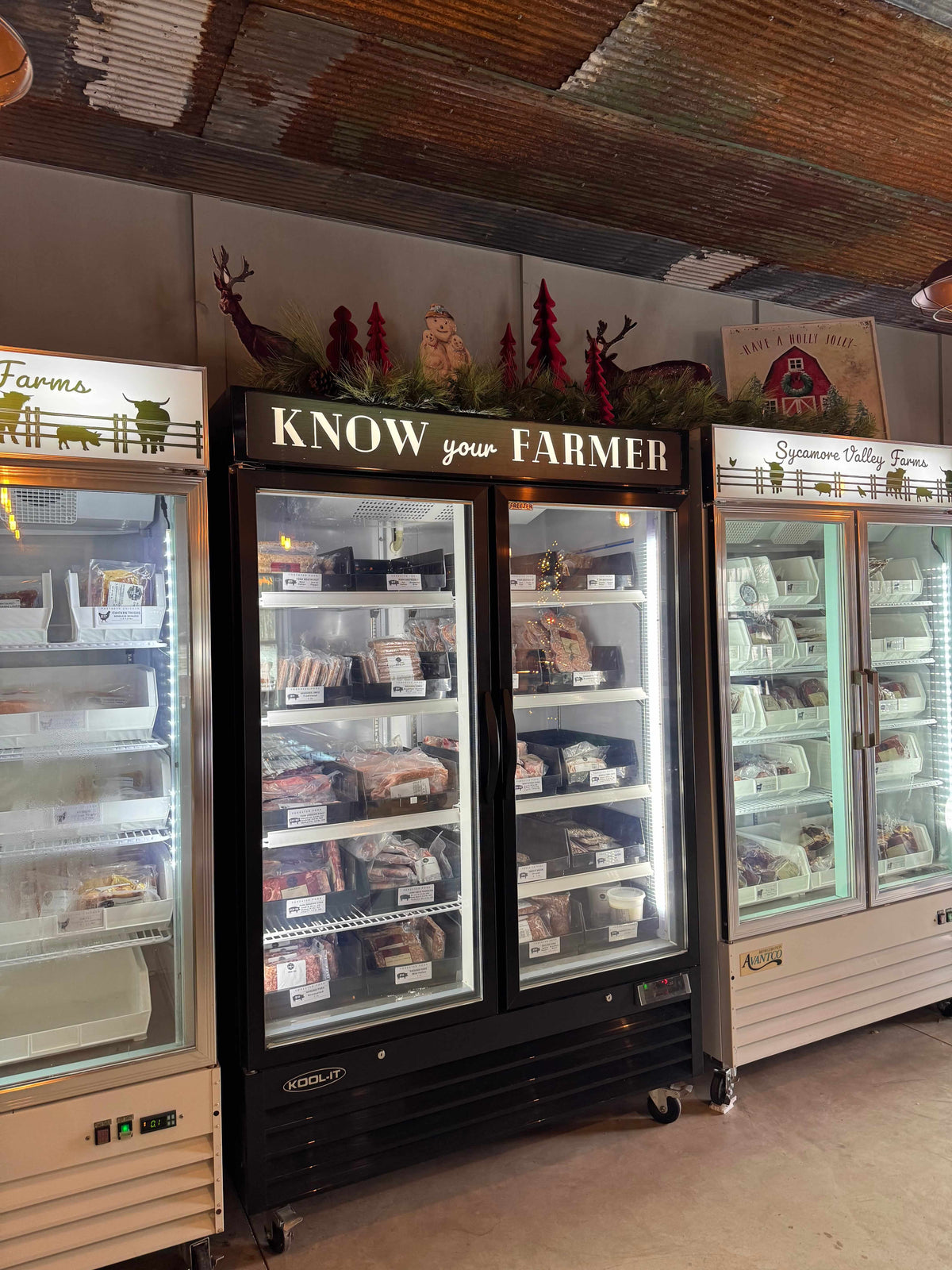 Know Your Farmer cooler stocked with grass fed meat