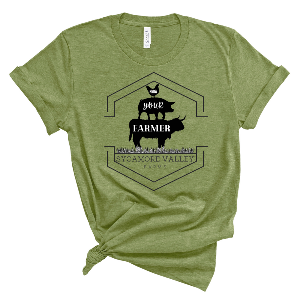 KNOW YOUR FARMER T-SHIRT - GREEN