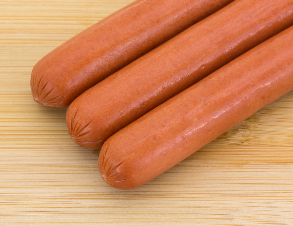 locally raised grass fed beef hot dogs